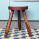 Antique milking stool