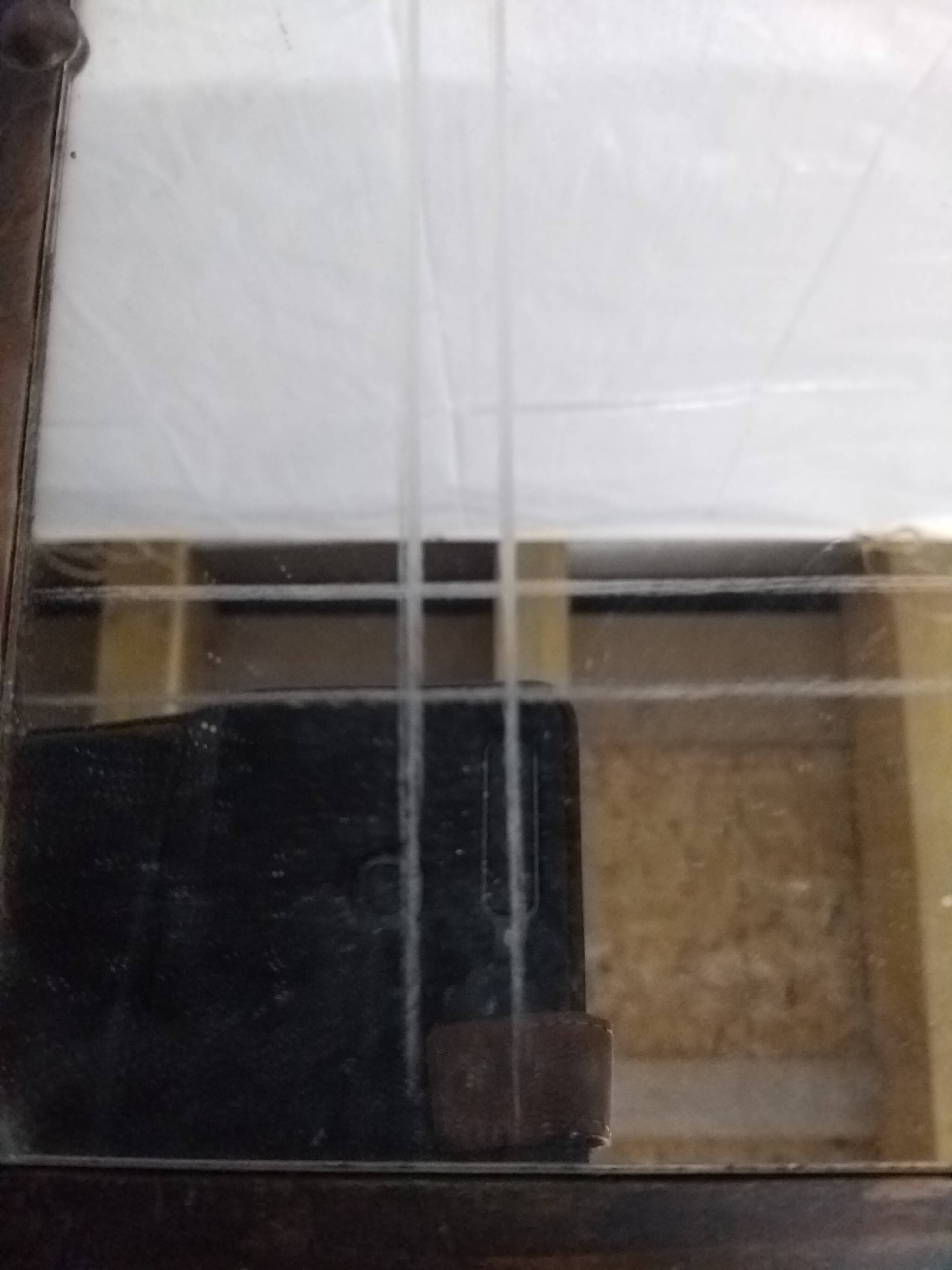 Table d'appoint avec miroir