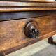 Table bureau noyer massif