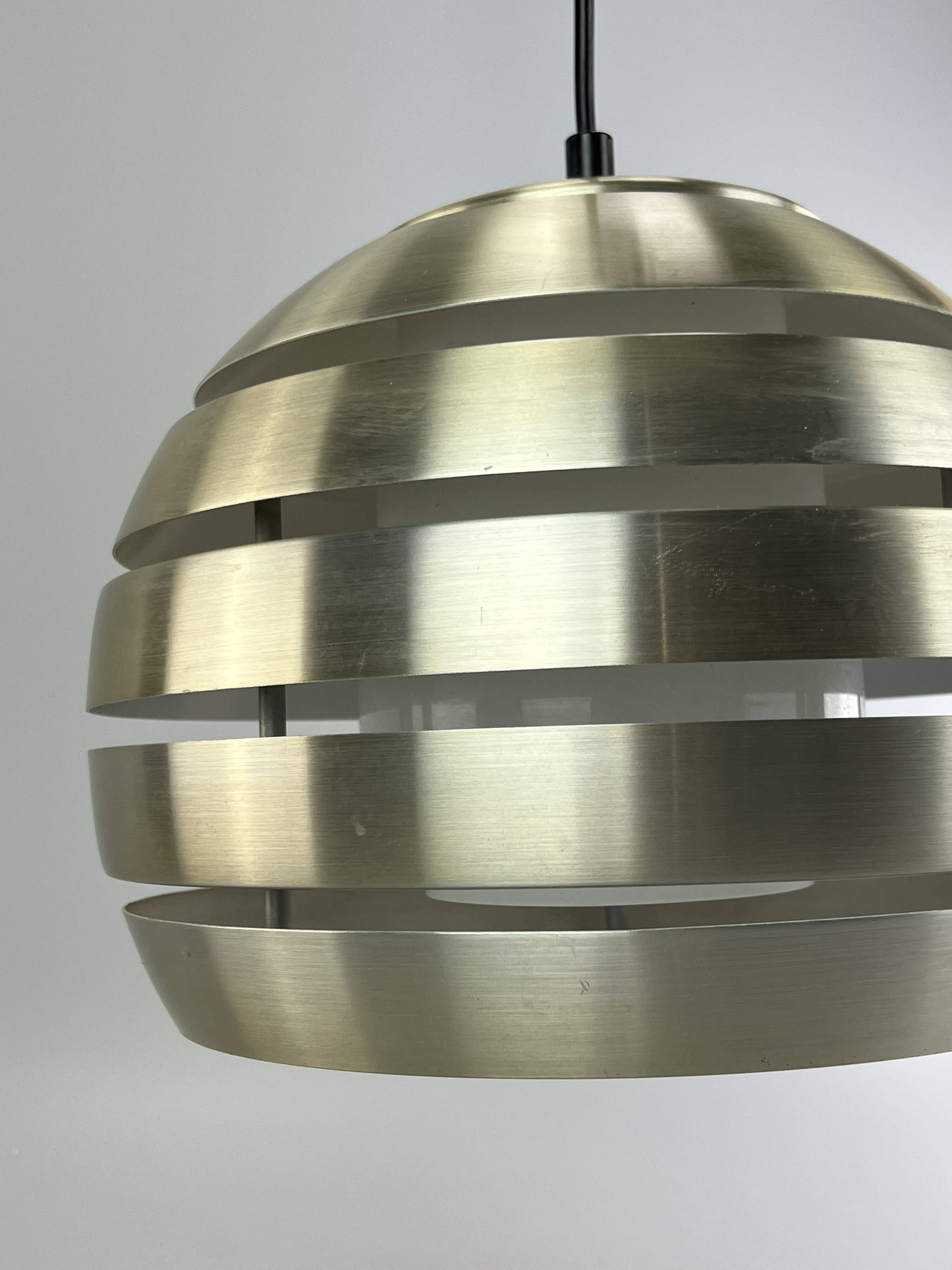 60s 70s lamp light ceiling lamp aluminum space age design 60s 70s