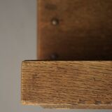 Dutch Traditionalist oak bench, Delft School. 1920s