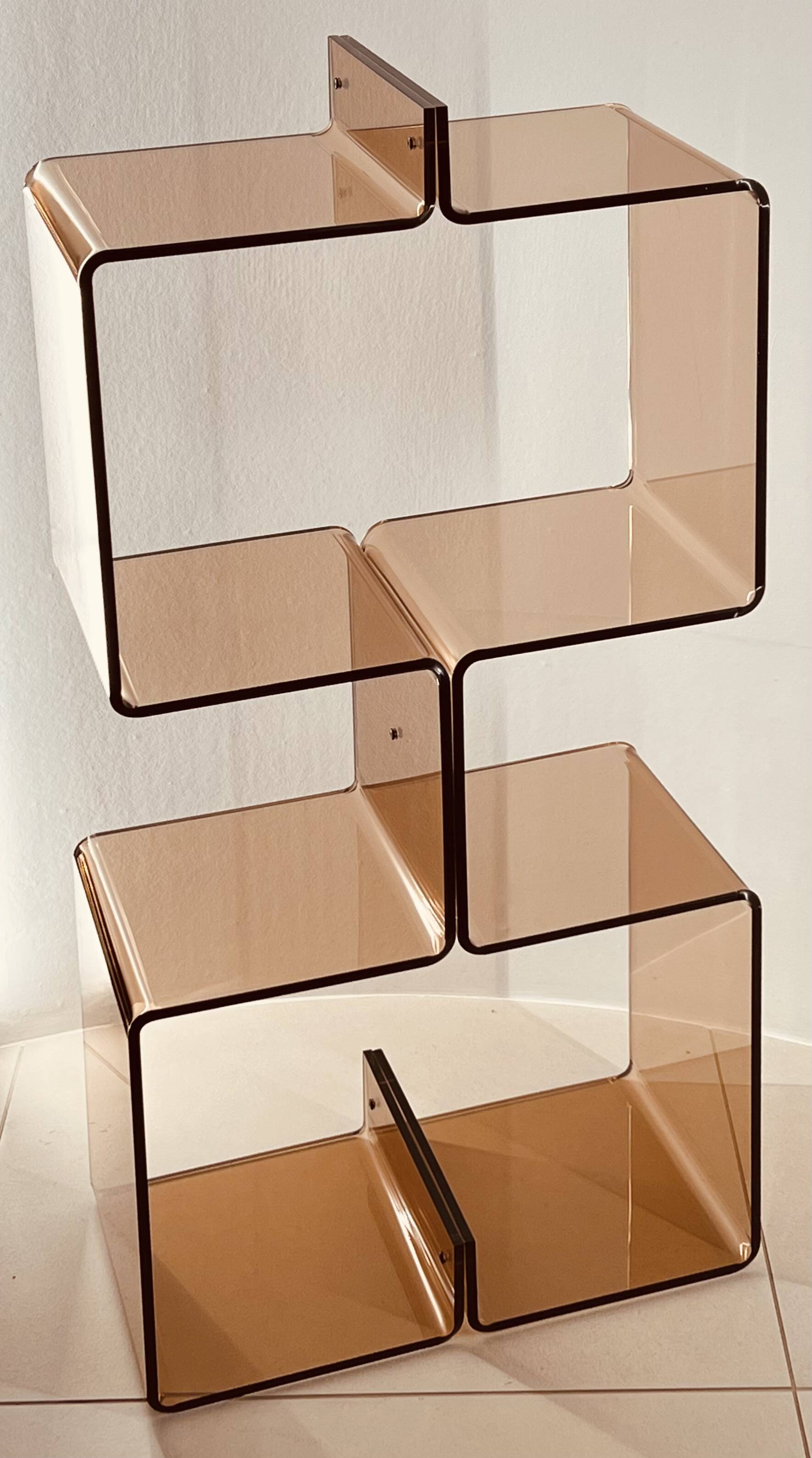 Altuglas bookcase by Michel Dumas, France 1970