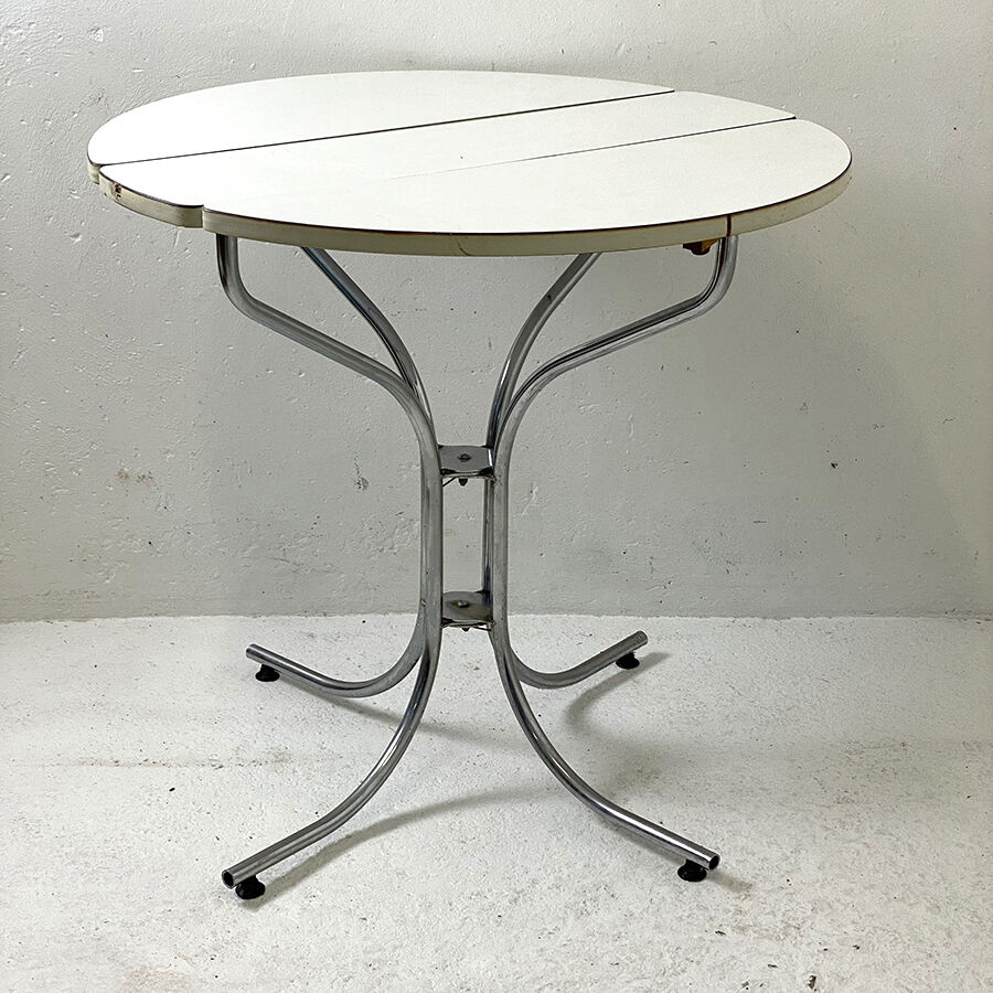 Folding table in vintage formica 70's
