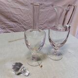 Saint Louis Crystal Wine Carafe and Water Jug Set
