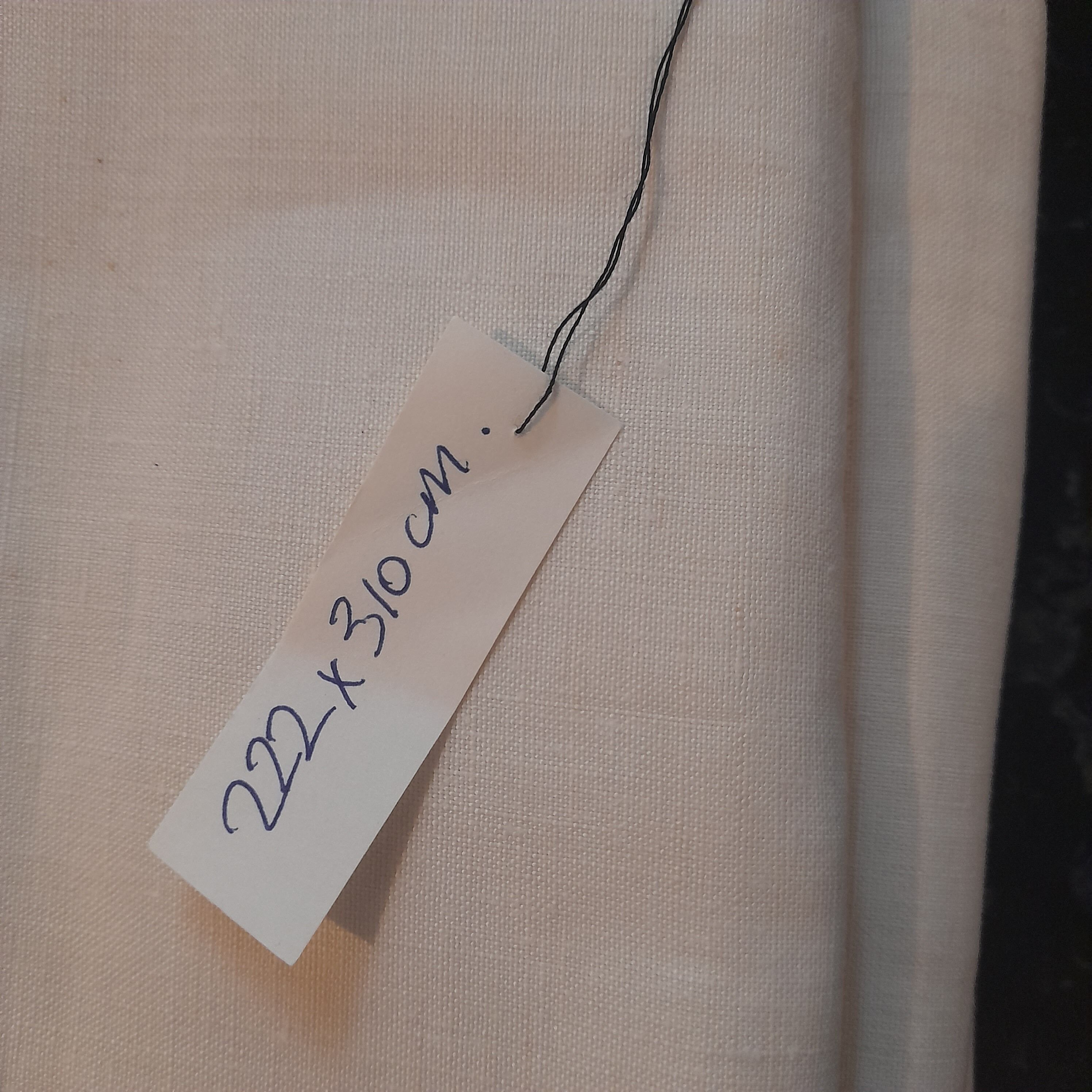 Coupon pur lin "Fleur bleue" 17 Gerardmer