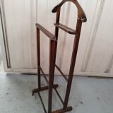 Wooden valet on wheels