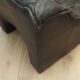 Fauteuil en cuir, design italien, années 1960, production : Italie