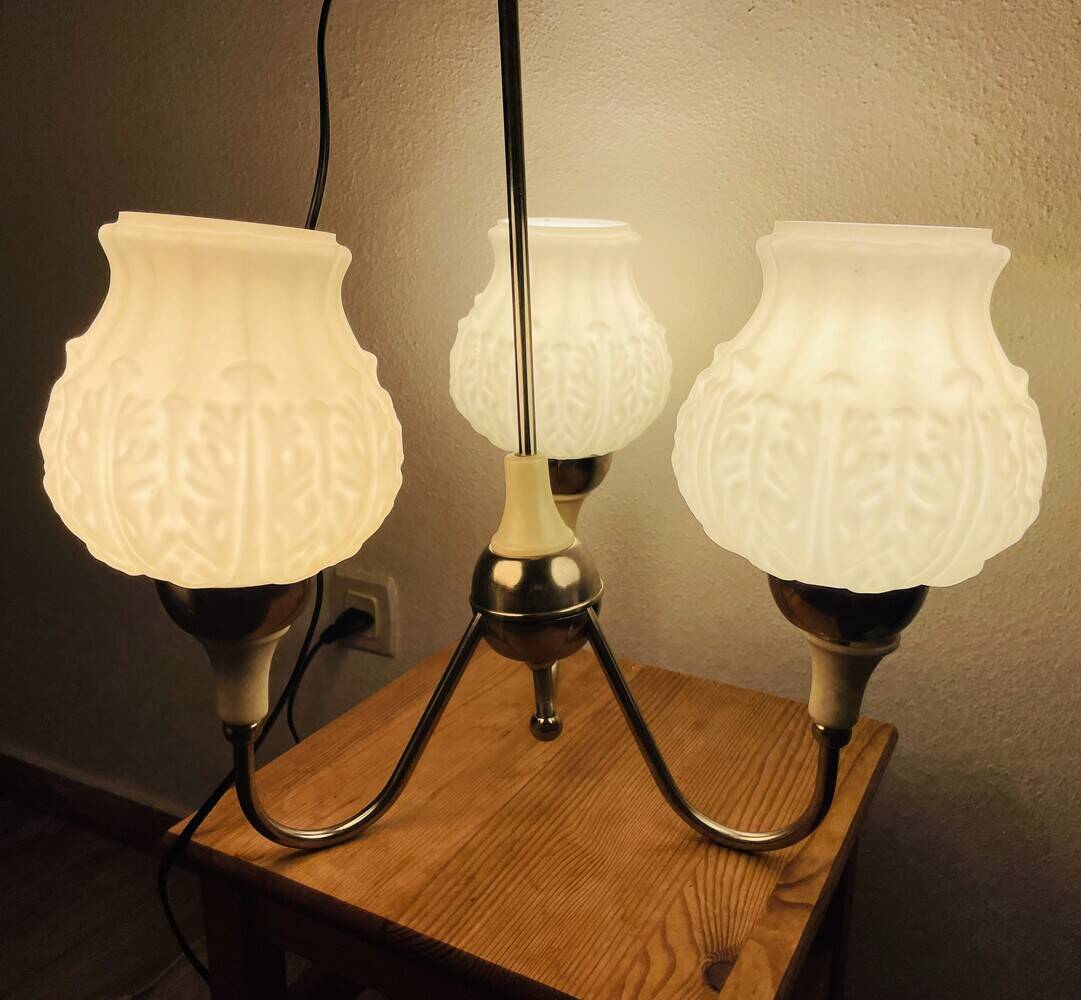 Mid Century Modern 3-light chandelier