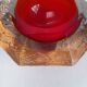 Triple submerged ashtray made of Murano glass
