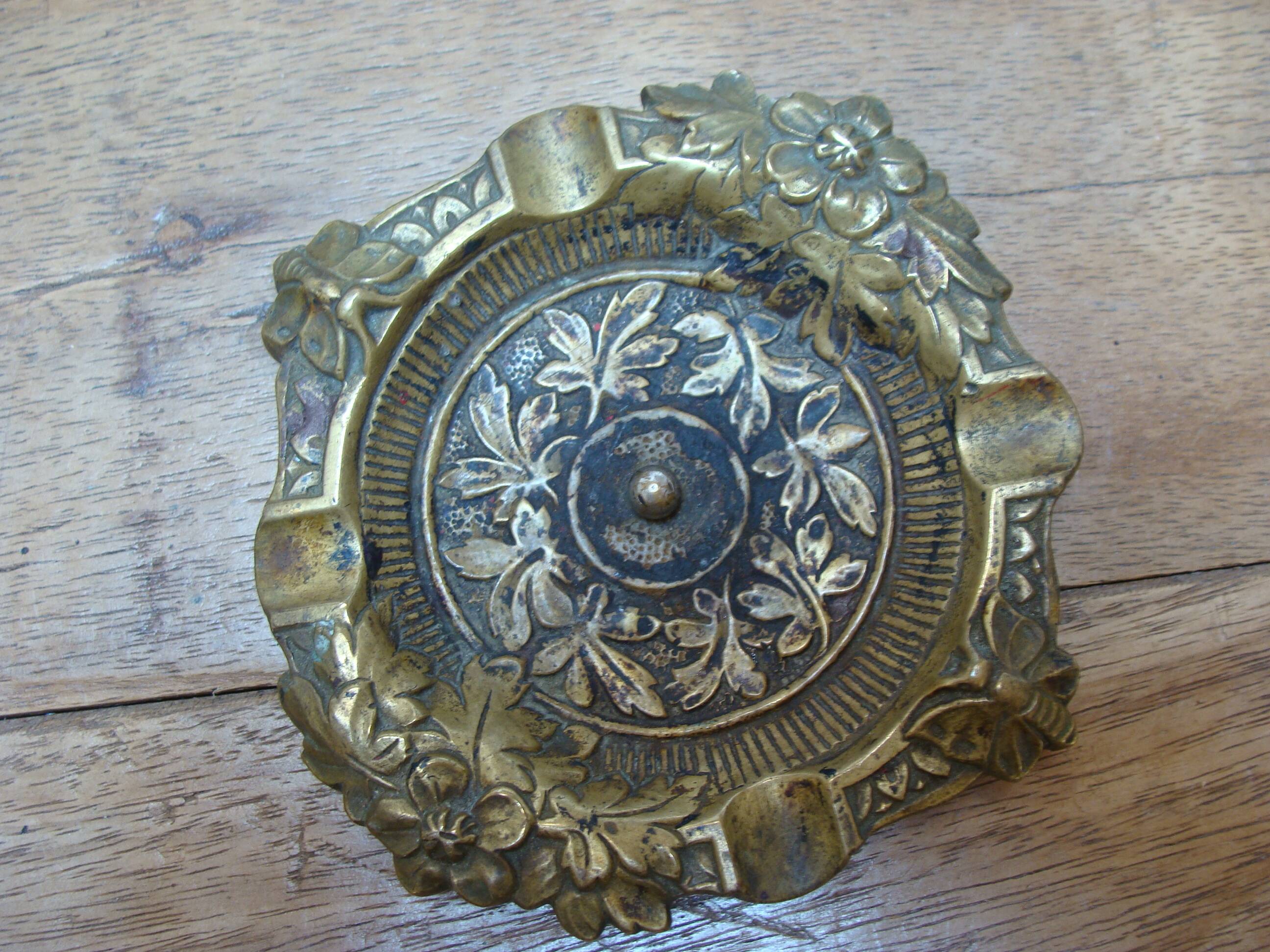 Empire bronze ashtray