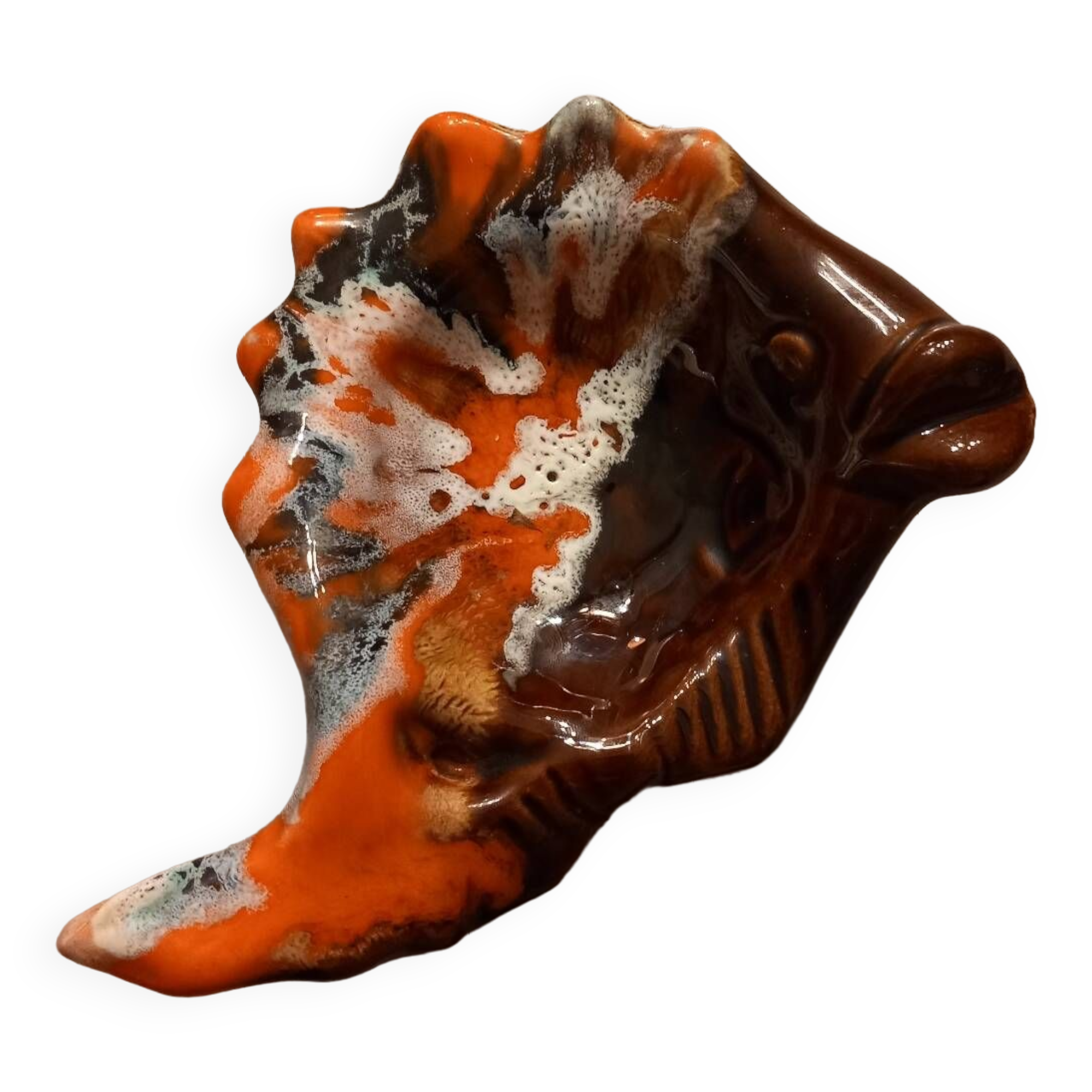 Vallauris ceramic ashtray or empty pocket