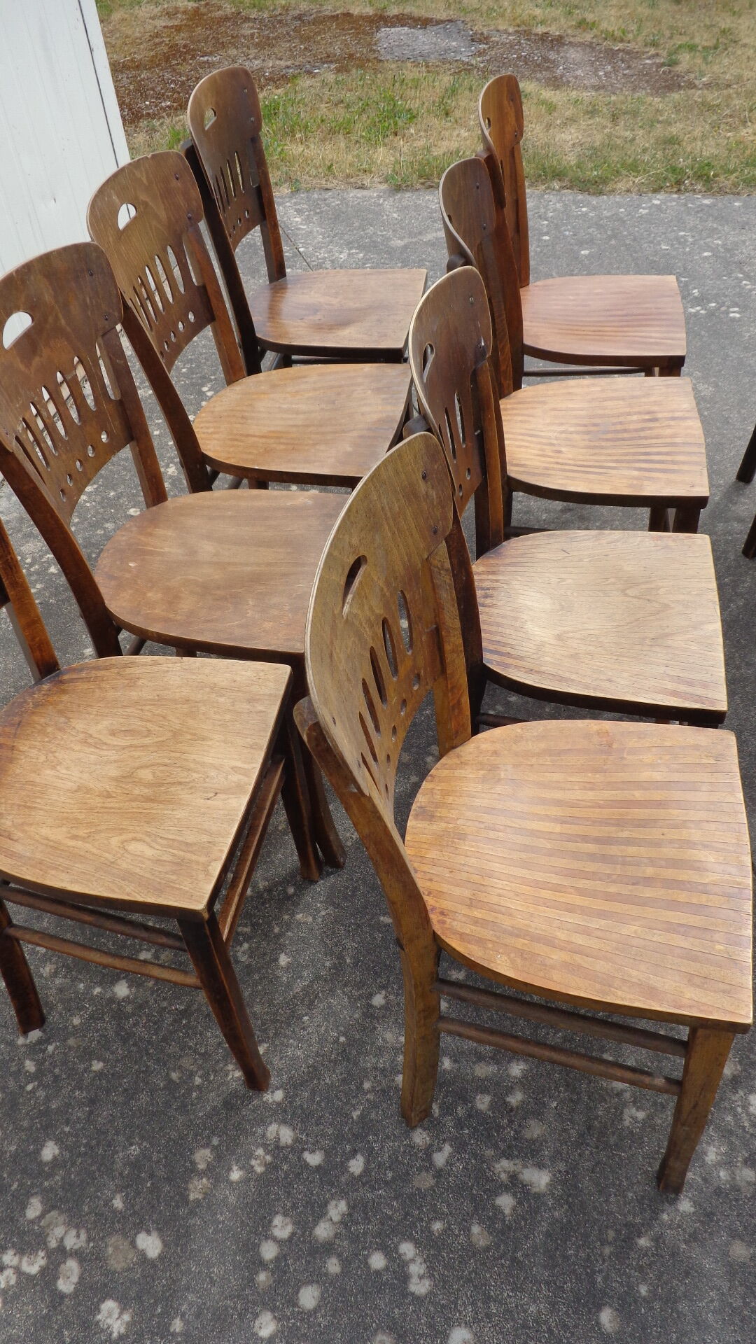 Set de 12 chaises bistrot Luterma