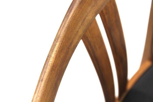 Set de 4 chaises scandinave en teck, Karl Erik Ekselius, JOC, Suède, 19