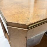 Table en bois de loupe