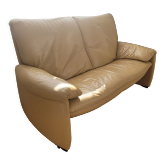Leolux leather sofa