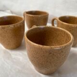 Ensemble de 4 tasses en grès