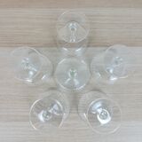 6 champagne glasses
