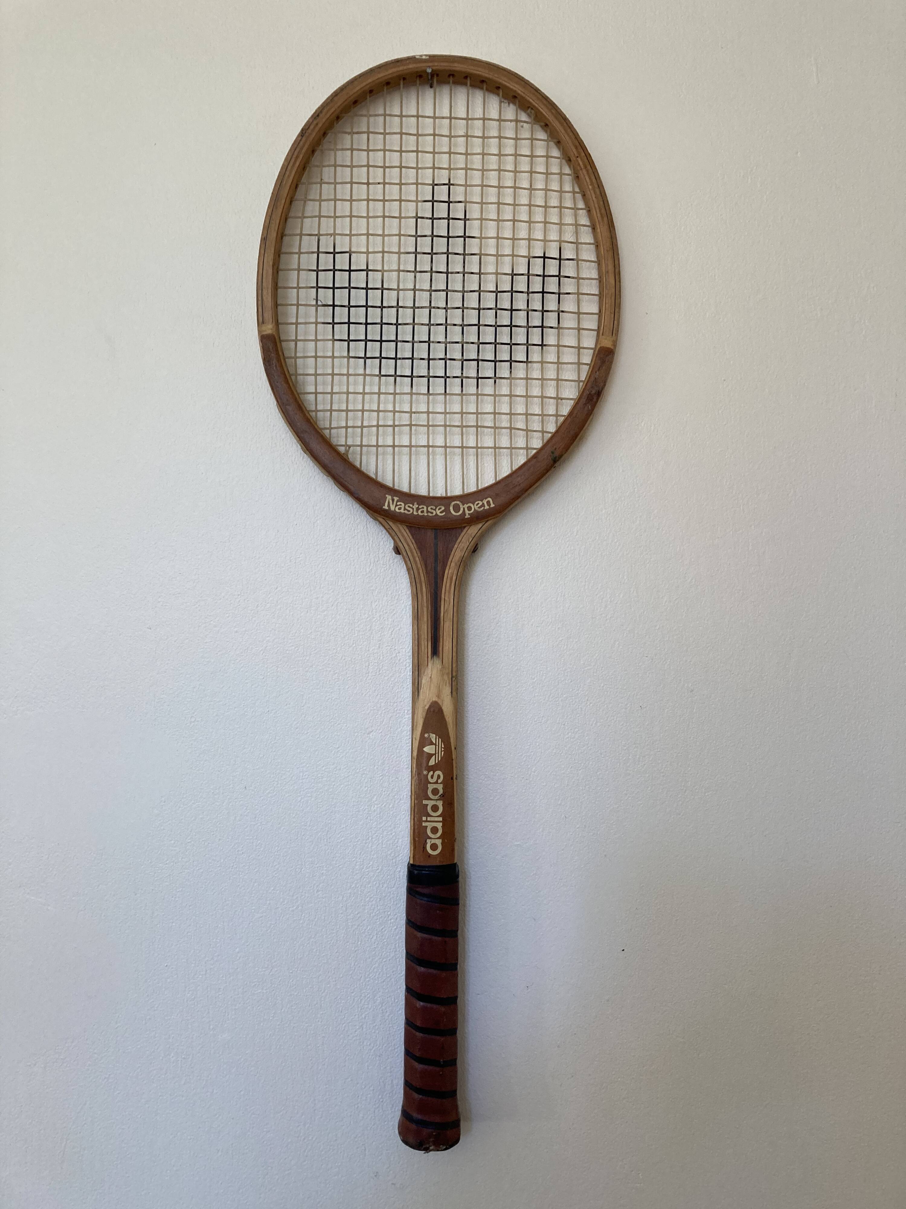 Vintage Adidas tennis racket