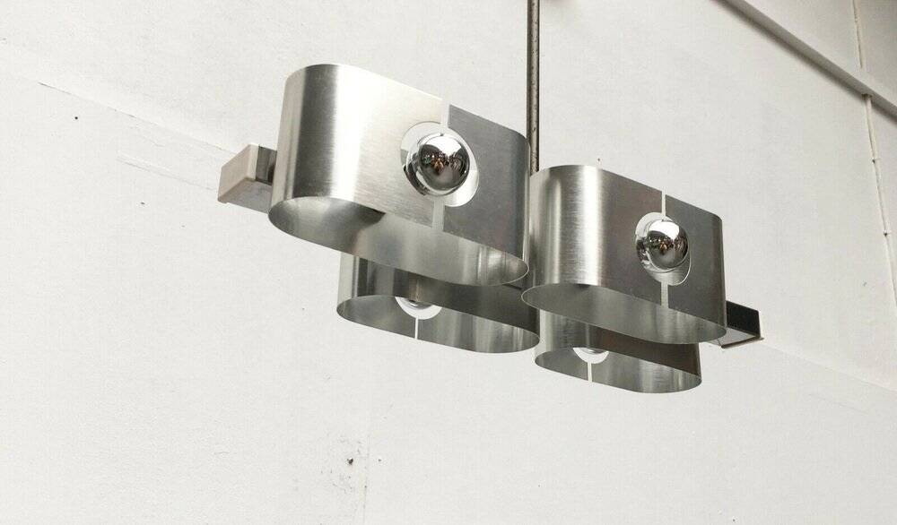 Mid-Century Space Age French Ceiling Lamp, 1960s