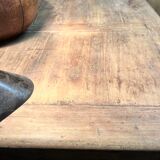 Old piece of furniture by trade with an architect's plan