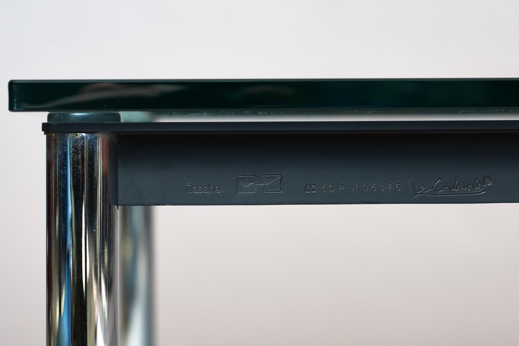 Model LC10 coffee table by Le Corbusier for Cassina