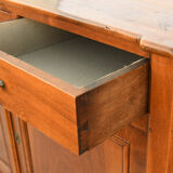 Oak and walnut sideboard