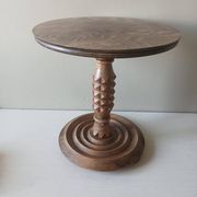 Rare oak guéridon by Charles Dudouyt – French Modernist, c.