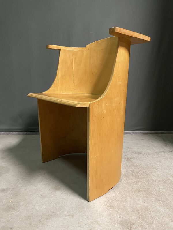 Chaise D61 version rare par El Lissitzky