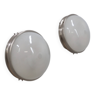 Sergio mazza big sconces studio artemide 1960s