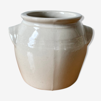 Vintage glazed stoneware pot