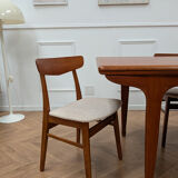 6 Scandinavian teak chairs