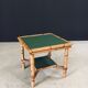 Mediterranean Bamboo Side Table in the style of Audoux Minet, France, 1950s