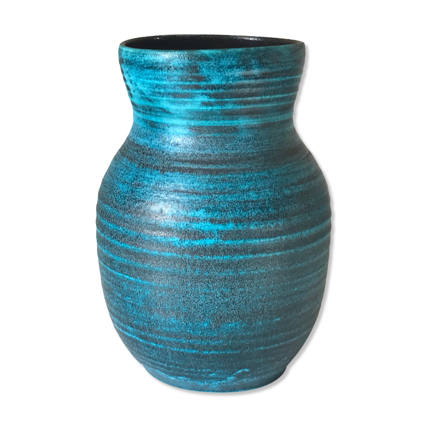 Vase céramique  série gauloise par accolay vintage années 60