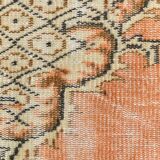 4x7 Salmon & Cream Classic Vintage Area Rug, 134x220Cm