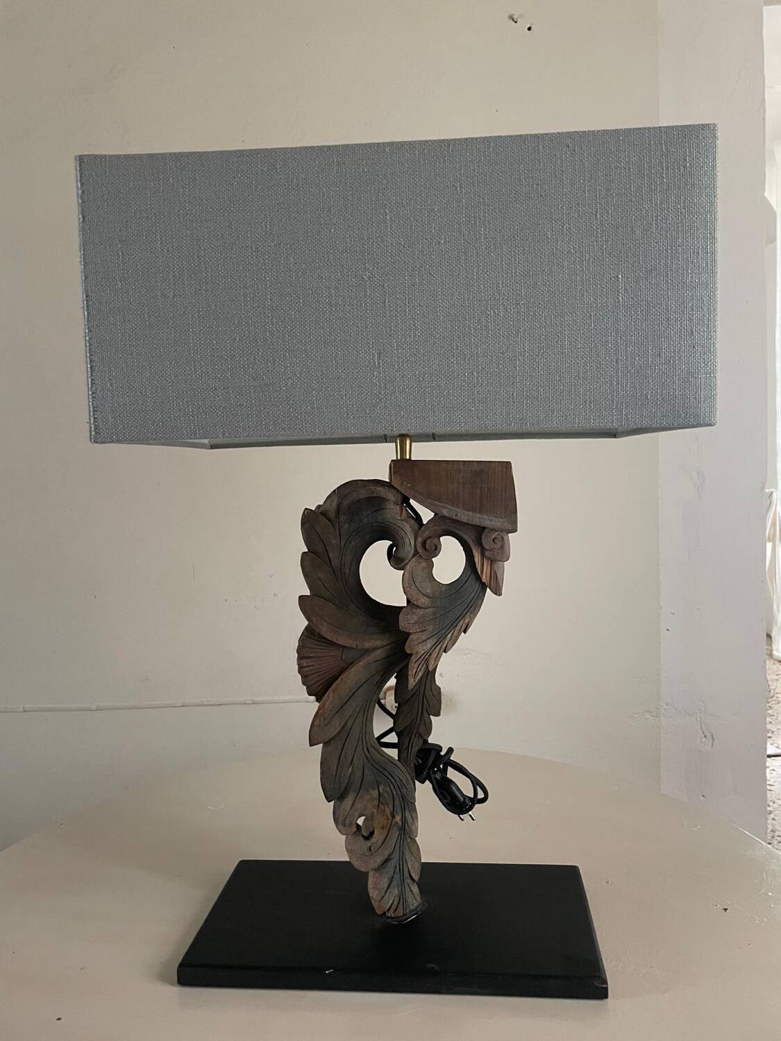 Lampe de table avec abat-jour