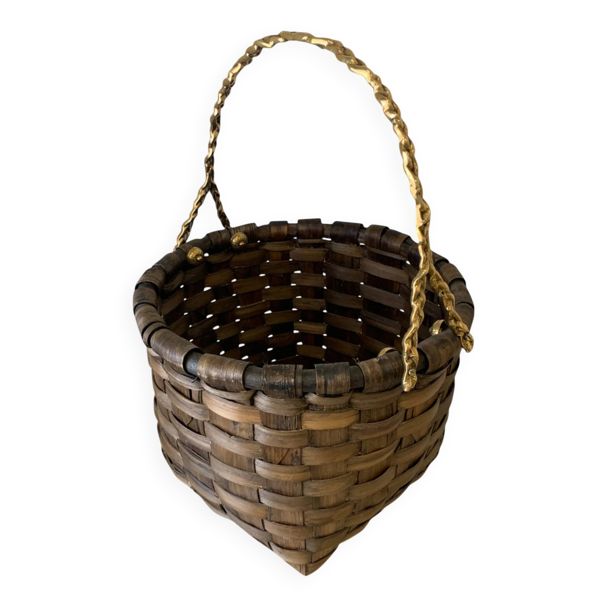 Panier brutaliste par David Marshall, Espagne, années 1970