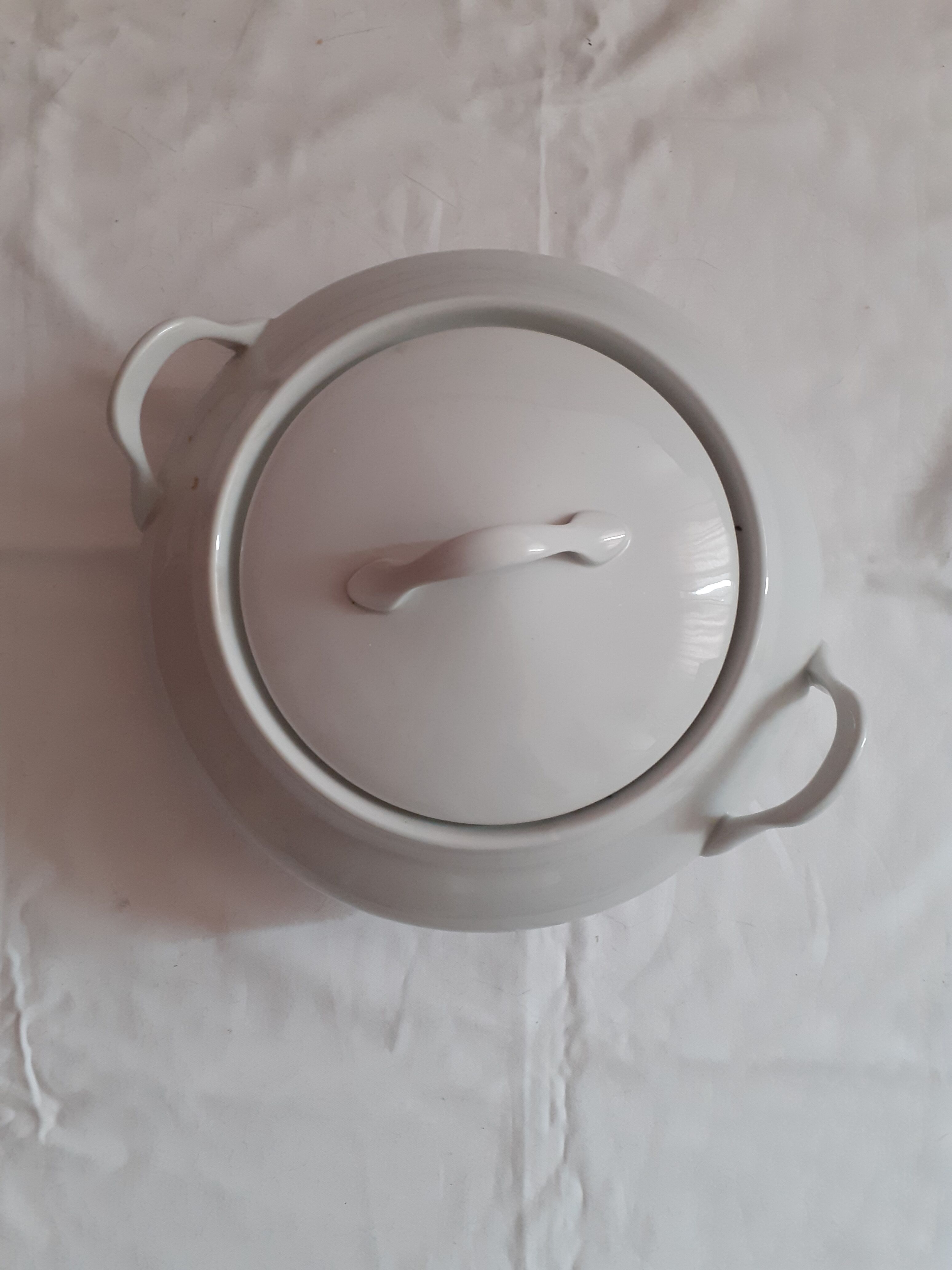 White porcelain soup Limoges