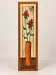 Vintage decorative panel with red flowers – 1960s-1970s