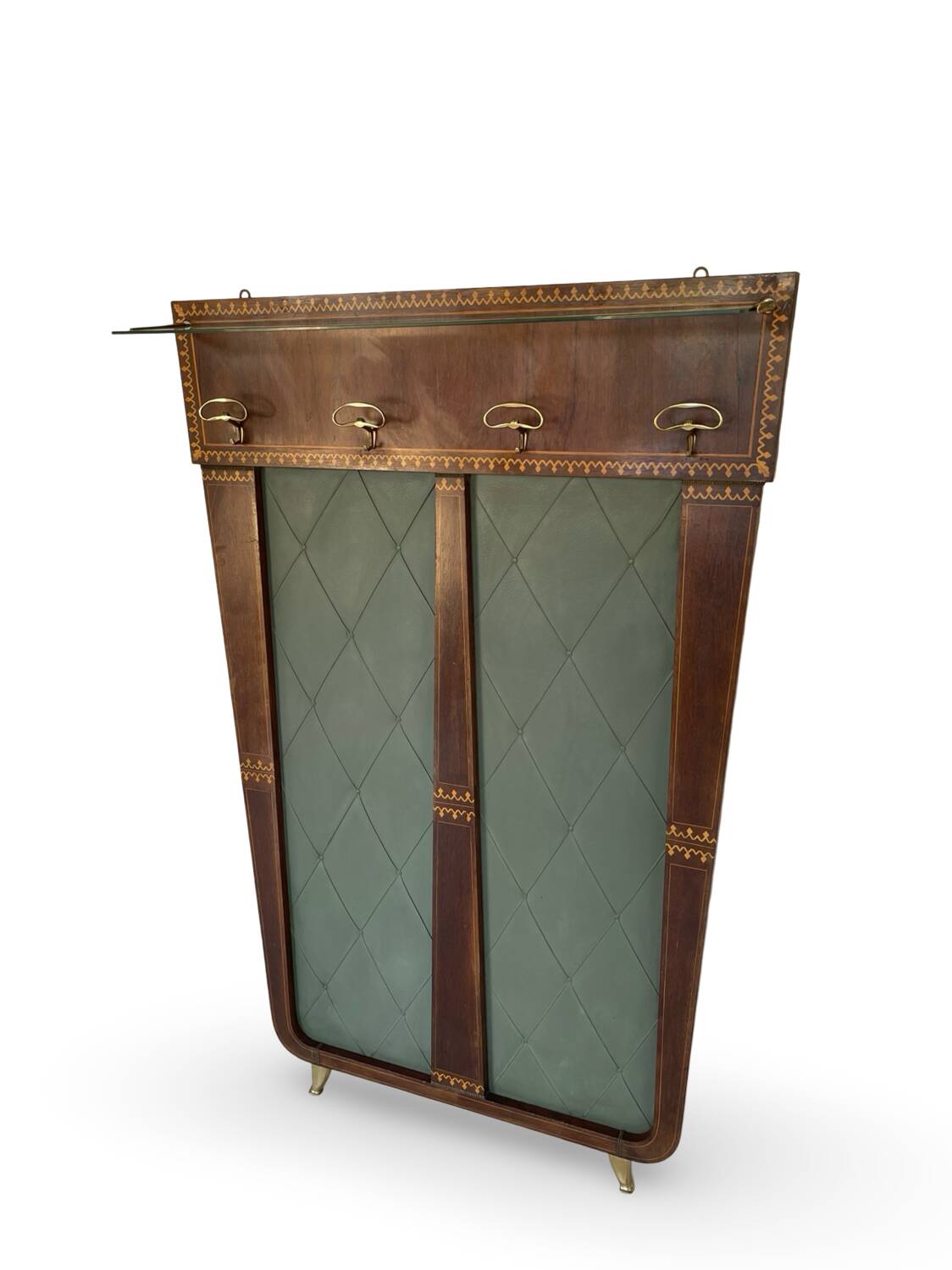 Porte-manteau mural italien des années 60