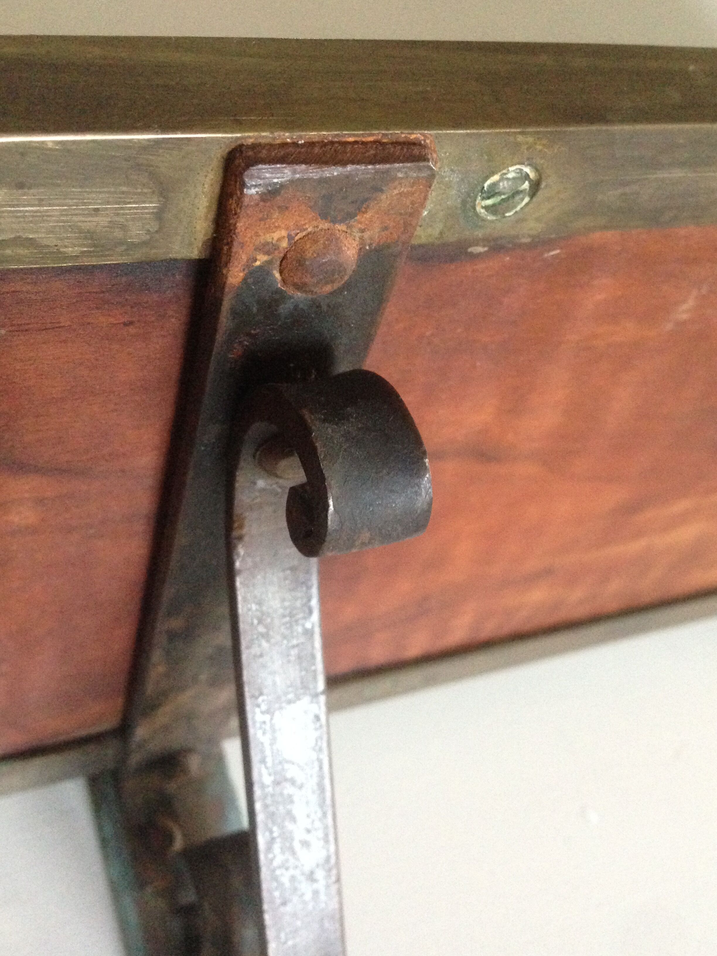 Shelf rimmed brass circa 1920