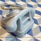 Swiss vintage dial phone in Bakelite