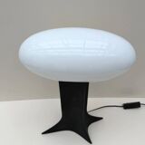 "mikos" lamp by diego chilo for sirrah in plastic and opaline, 1992