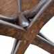 Chaise de bureau pivotante en bois cintré de style sécession viennoise / Art Nouveau