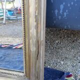 Mirror 19th , Wood and gilded stuk
