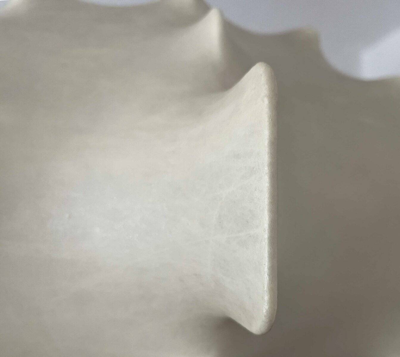 German suspended lamp Cocoon modern mid-century by Friedel Wauer for Goldkant Leuchten, 1960s