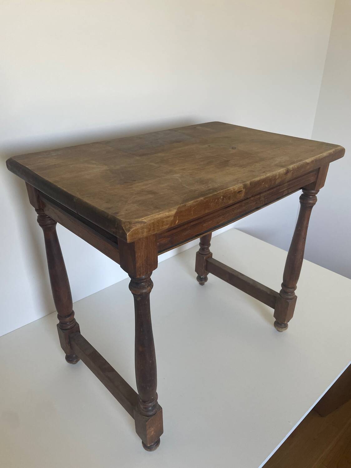 Small solid wood table