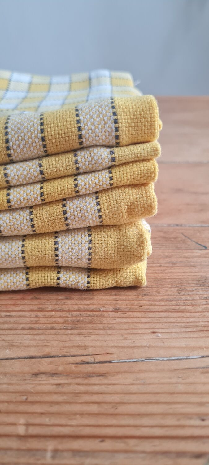 Set de 6 serviette bistrot vintage