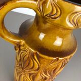 Large Pottery Super Fat Lava Multi-Color 485-45 "Onion" Vase by Scheurich, 1970s