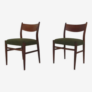 Set of two teak Pastoe "SA10" dining chairs, The Netherlands 1959