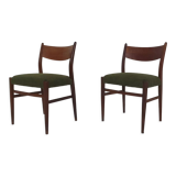 Set of two teak Pastoe "SA10" dining chairs, The Netherlands 1959